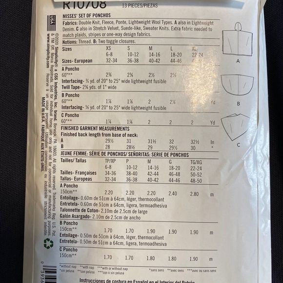 Simplicity sewing pattern - Picture 2 of 2